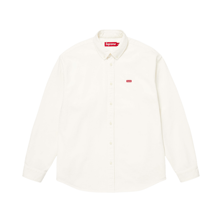 Supreme Small Box Denim Shirt 'White'