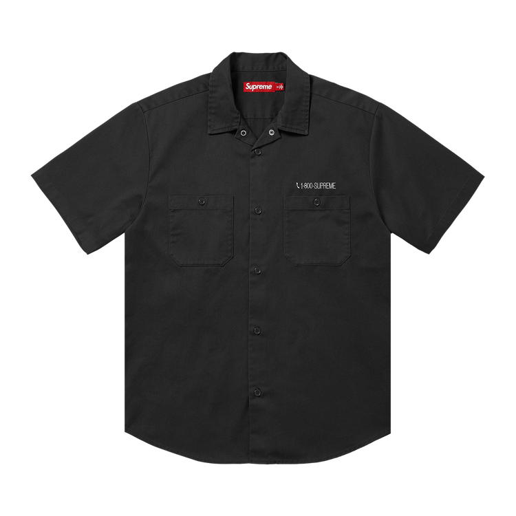 Supreme Aoi Cyborg Short-Sleeve Work Shirt 'Black'