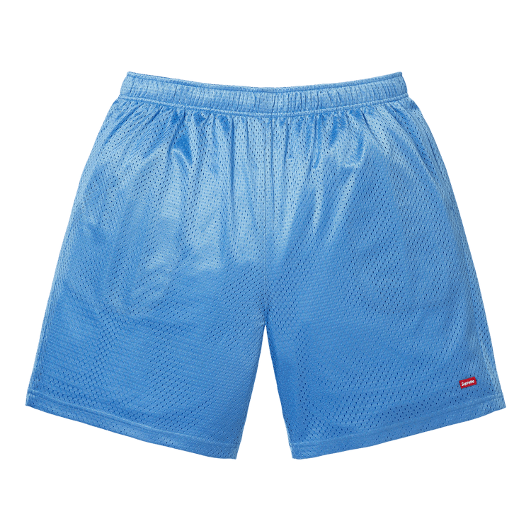 Supreme Small Box Baggy Mesh Short 'Light Blue'