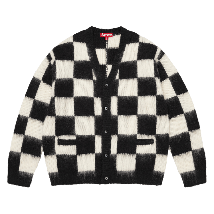 Supreme Checkerboard Cardigan 'Black'