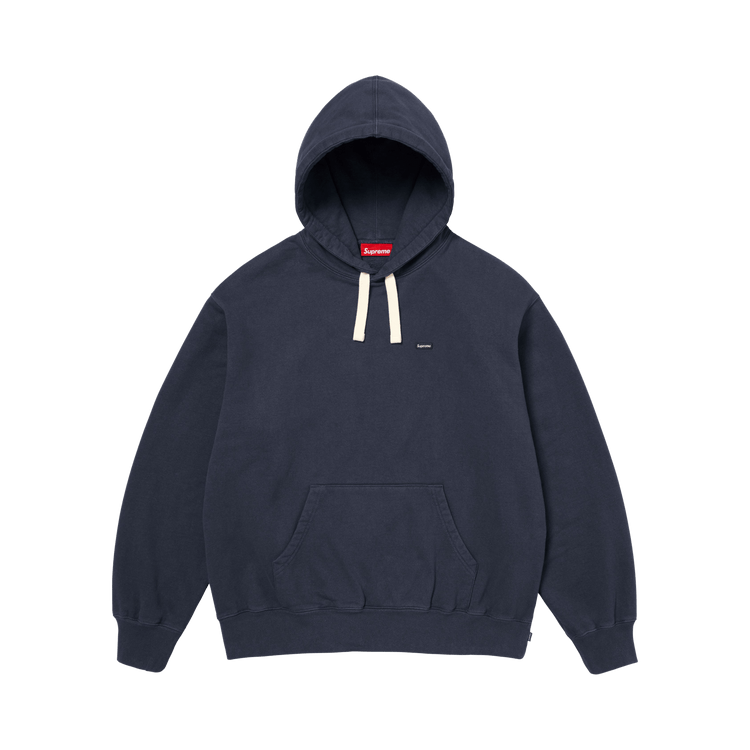 Supreme Small Box Drawcord Hooded Sweatshirt 'Navy'