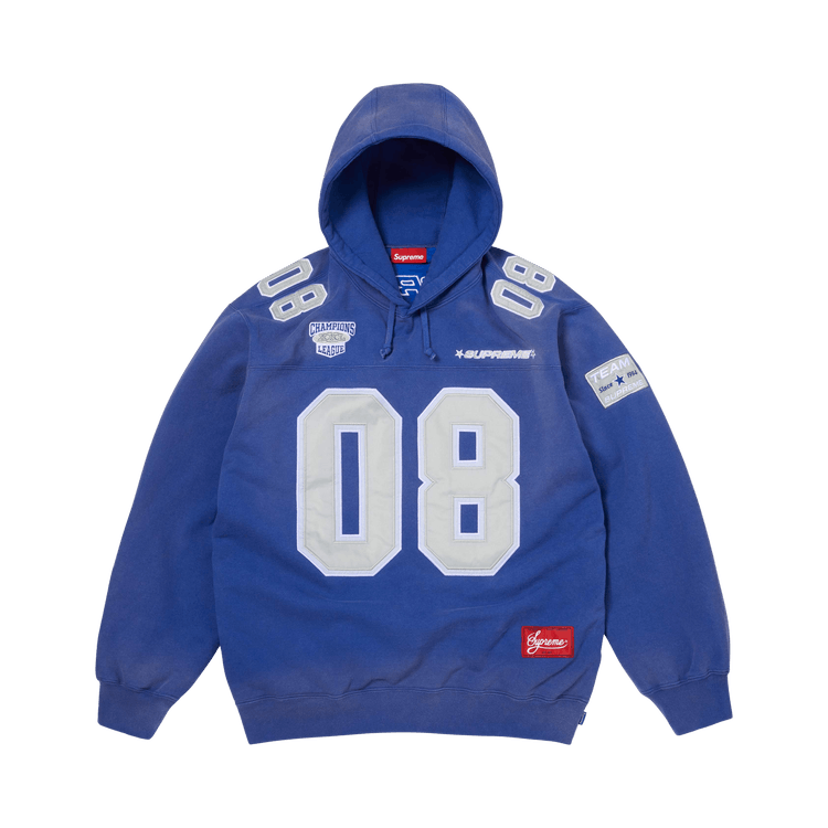 Supreme Jersey Hooded Sweatshirt 'Royal'
