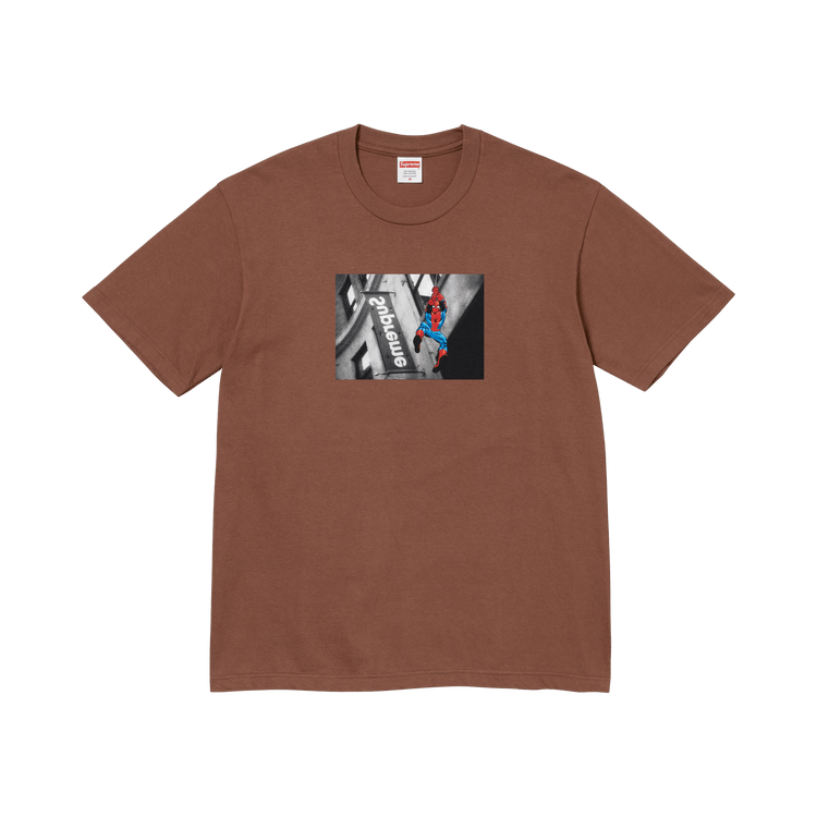 Supreme x Spider-Man Tee 'Brown'