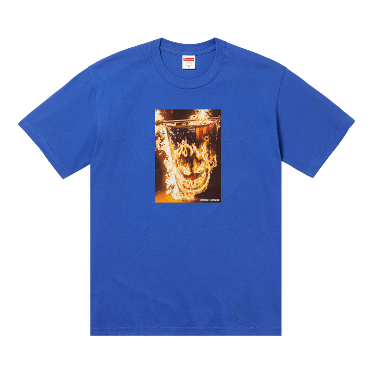 Supreme x Spitfire Flag Tee 'Royal'