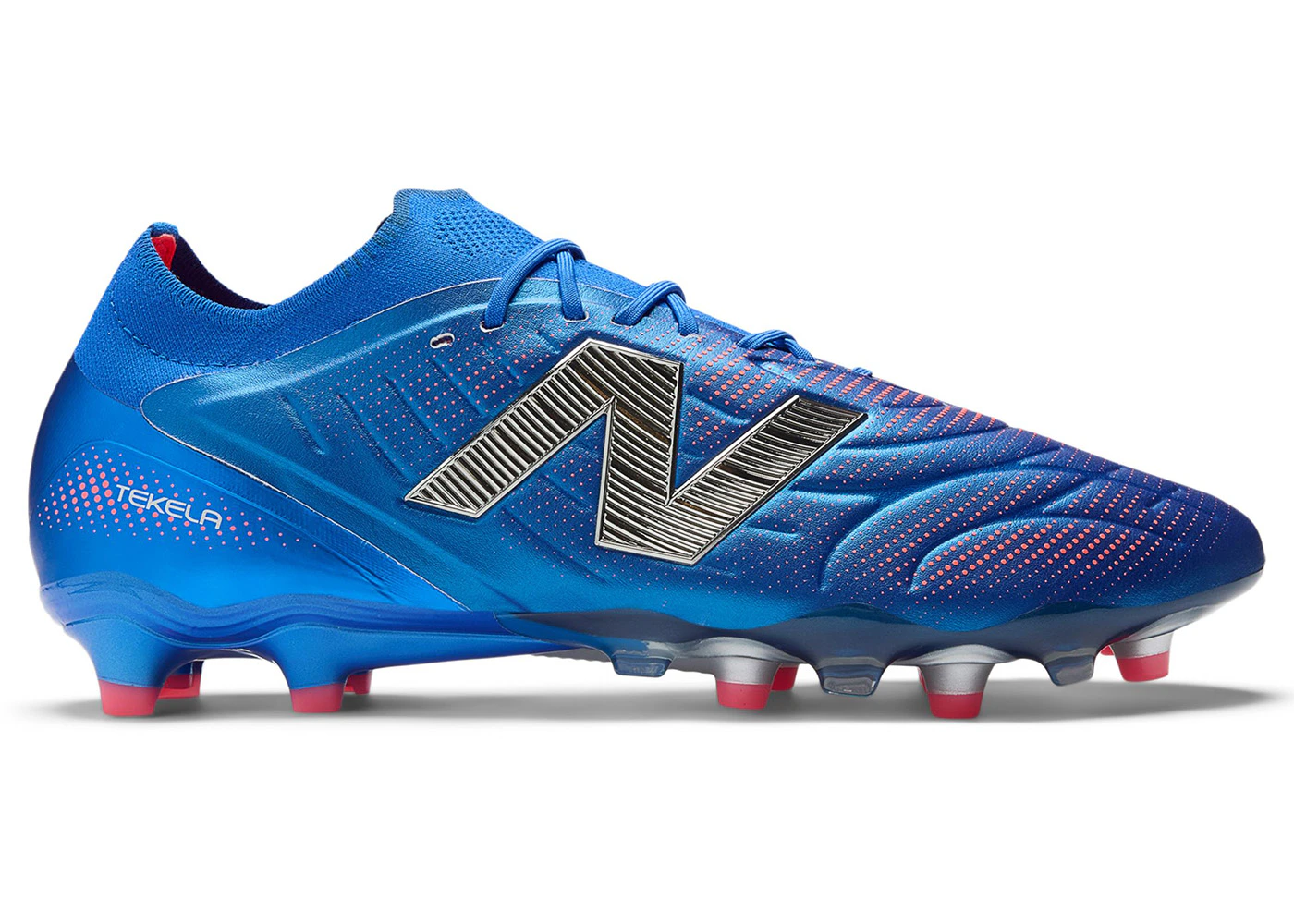 New Balance Tekela Elite Low Laced FG V5 Blue Gemstone Energy Red Silver