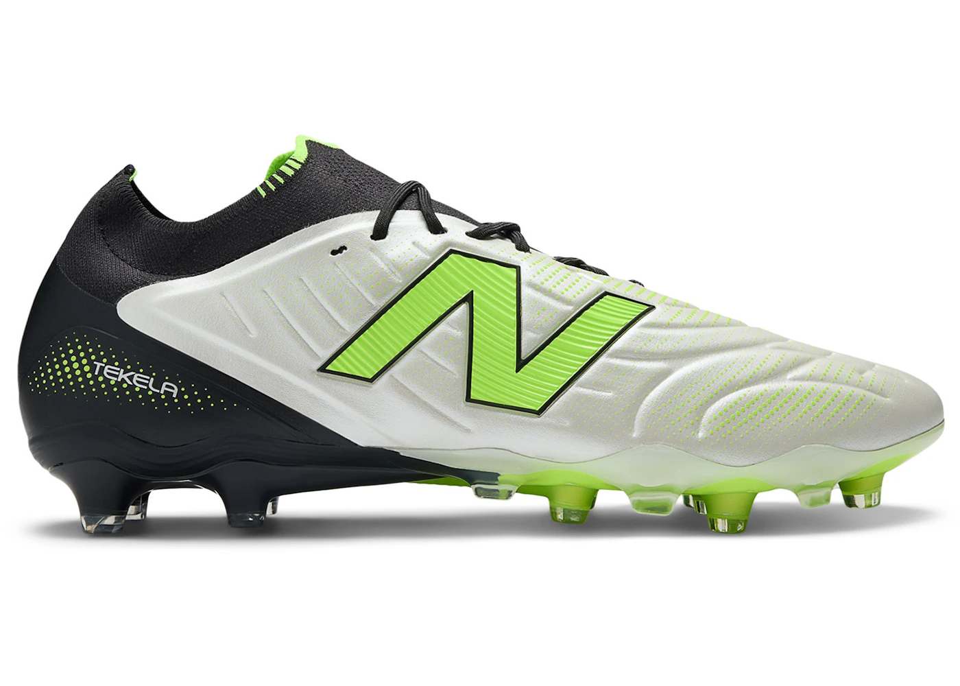 New Balance Tekela Elite Low Laced FG v5 White Black Pixel Green