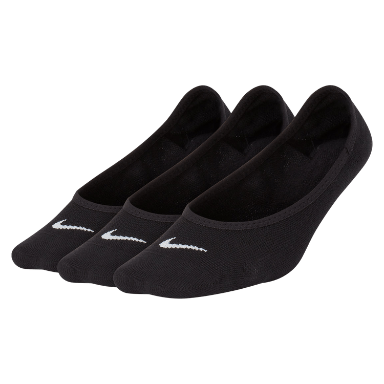 Nike Everyday Lightweight Footie Socks (3 Pairs) 'Black/White'