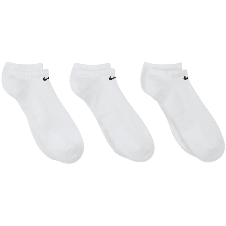 Nike Everyday Cushioned No-Show Socks (3 Pairs) 'White/Black'