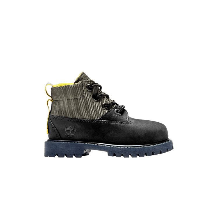 Timberland 6 Inch Treadlight Waterproof Rebotl Toddler 'Black Grey'