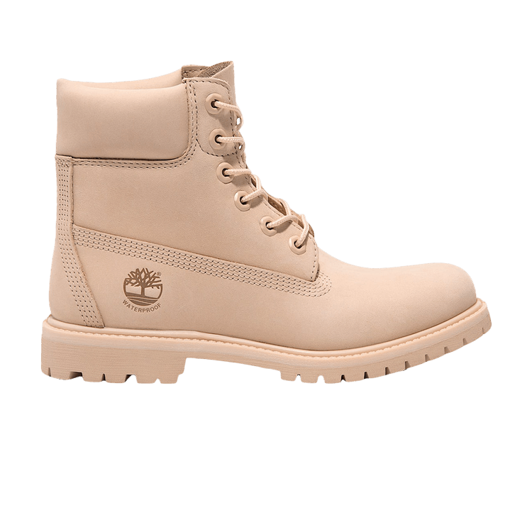 Timberland Wmns 6 Inch Lace Up Waterproof Boot 'Beige'