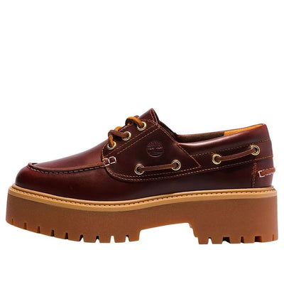 (WMNS) Timberland Stone Street Premium Boat 'Rootbeer'