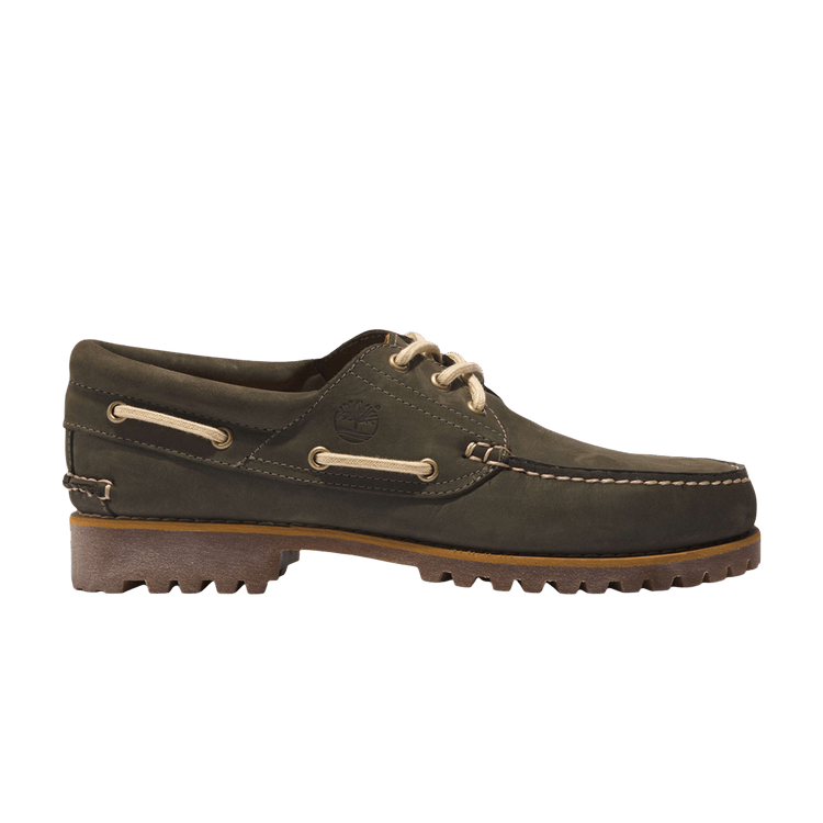 Timberland Authentic 3 Eye Classic Boat Boot 'Dark Green'
