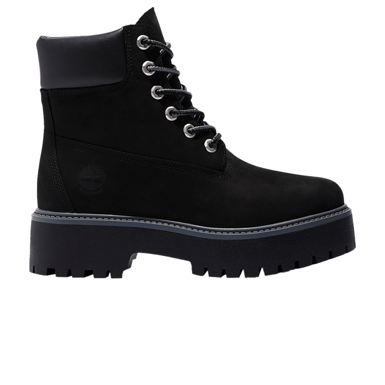 Timberland Wmns Stone Street 6 Inch Premium Waterproof Platform Boot 'Black'