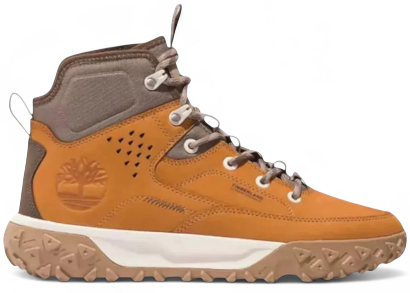 Timberland GreenStride Motion 6 Mid Waterproof Hiking Boot Wheat Nubuck