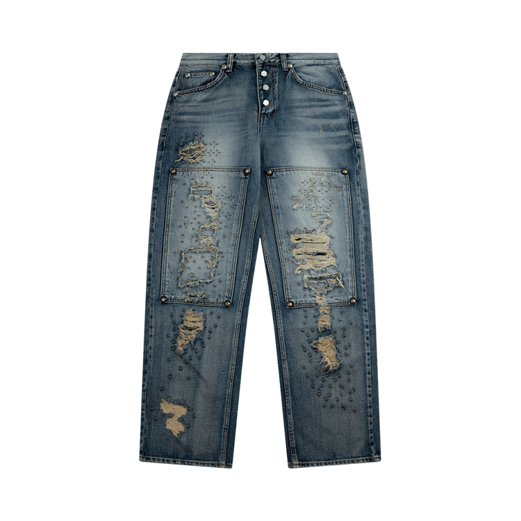 Thug Club Vintage Double Knee Pants 'Blue'