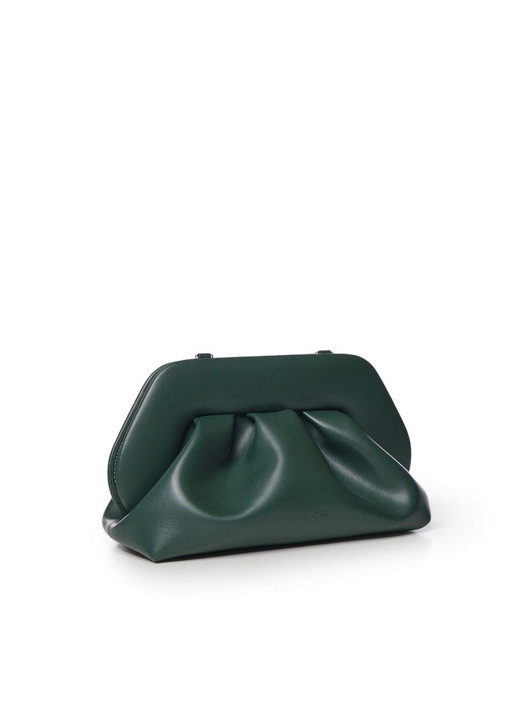 Themoirè Ruched Frame Shoulder Bag