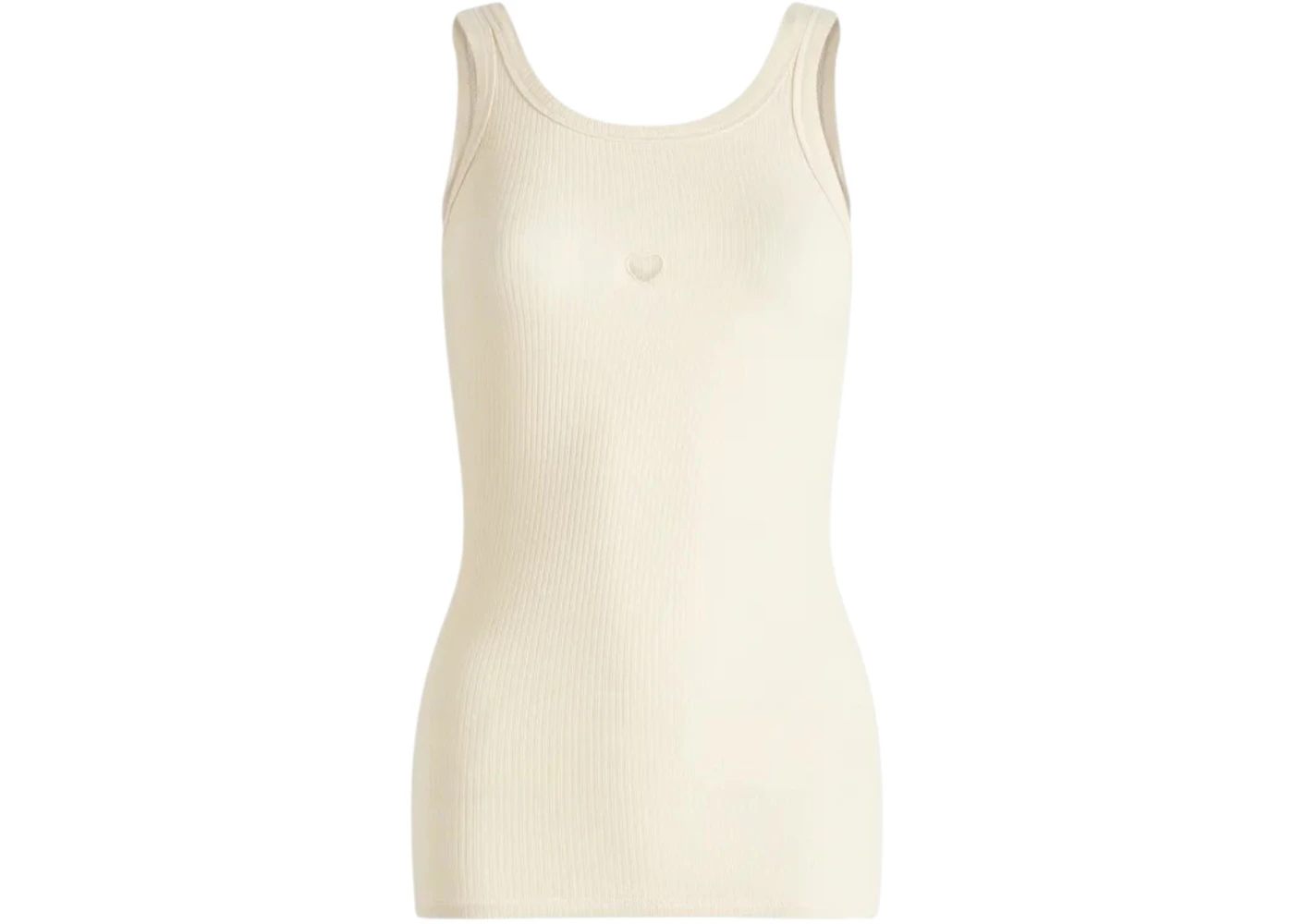 Baserange Women's Heart Tank Top Undyed