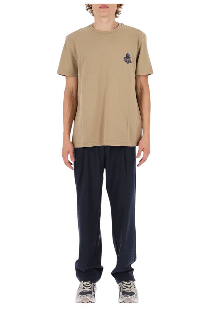 Isabel Marant Logo Embroidered Crewneck T-Shirt