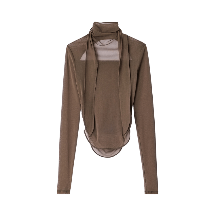 Lemaire Ballerina Foulard Top 'Cacao'