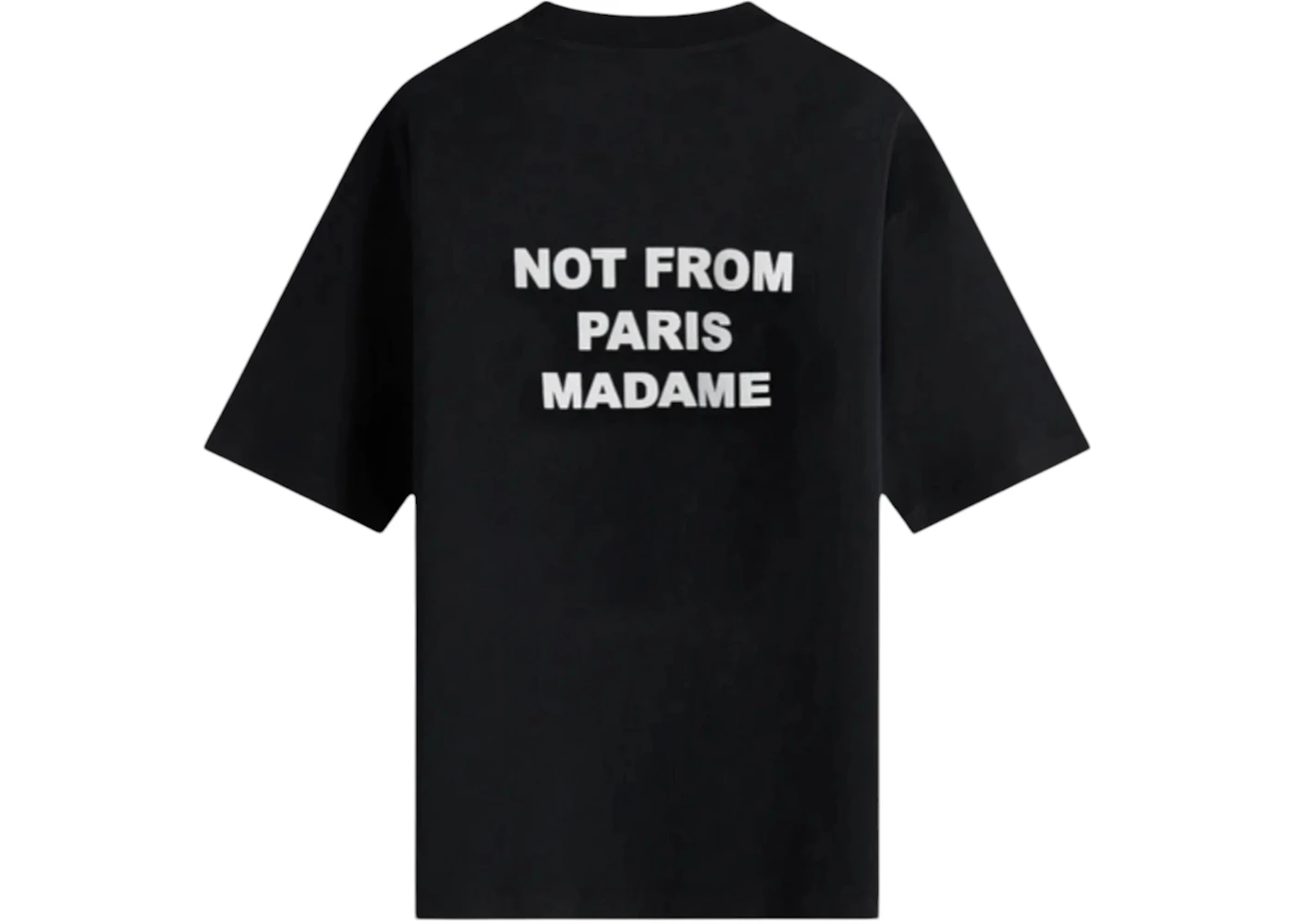 Drole de Monsieur Basic Le Slogan T-shirt Black
