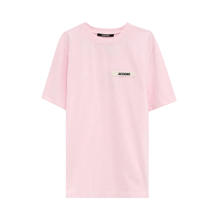 Jacquemus Le T-Shirt Gros Grain 'Pink'
