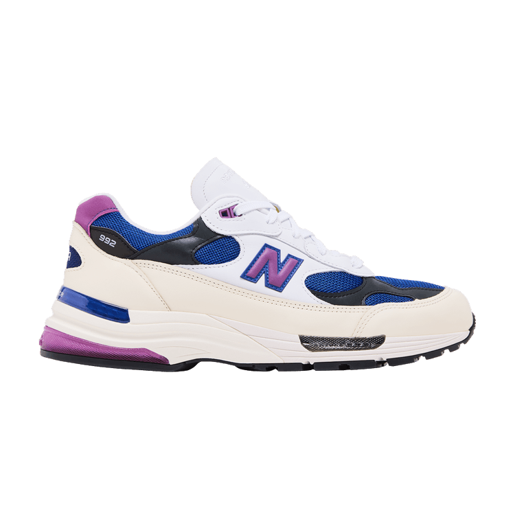 New Balance 992 MiUSA White Royal Purple Fuchsia