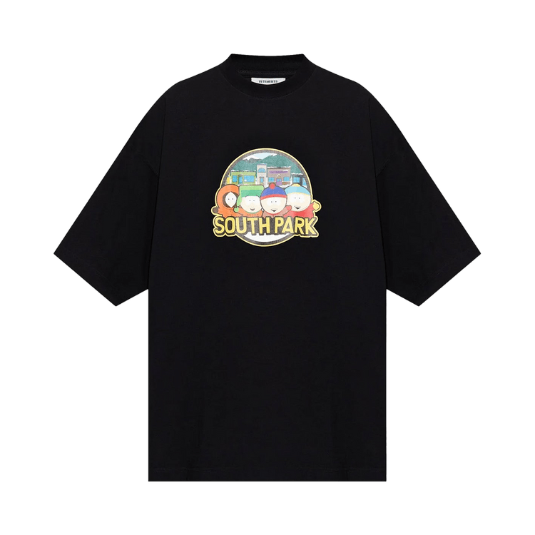 Vetements South Park Oversized T-Shirt 'Black'