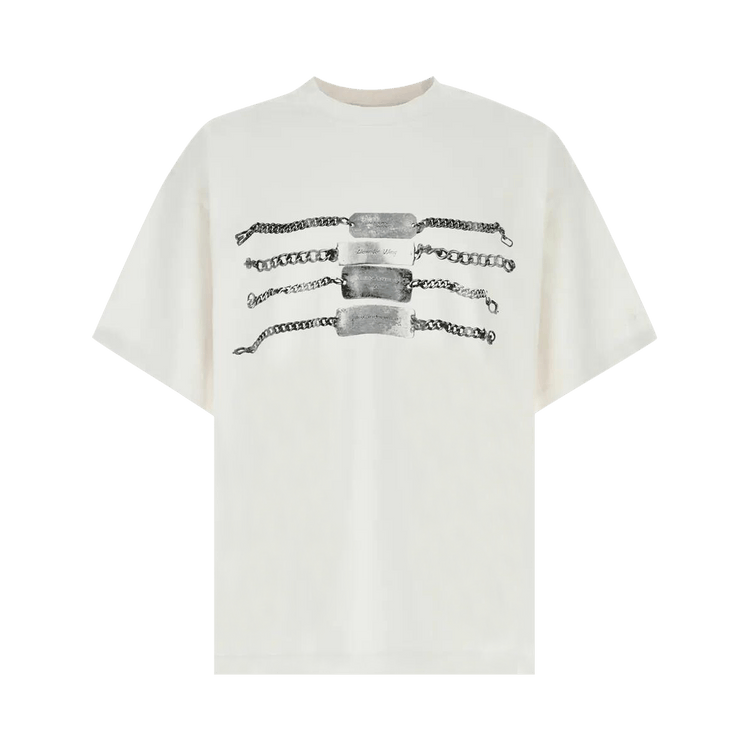 Alexander Wang Chain Graphic Short-Sleeve Tee 'White'