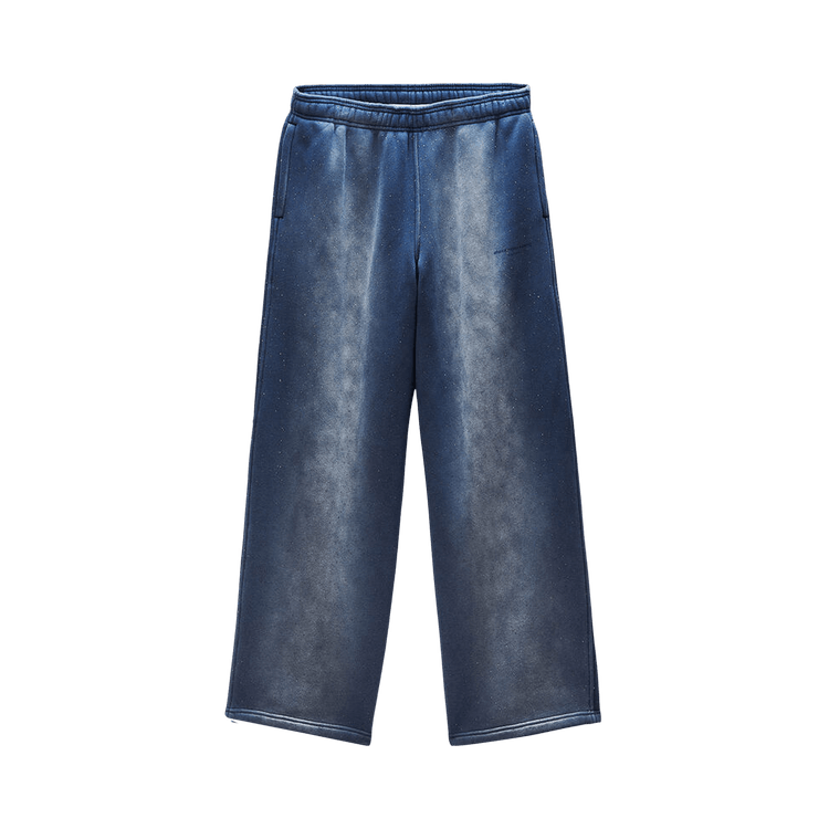Alexander Wang Allover Hotfix Mid Rise Sweatpant 'Washed Navy'