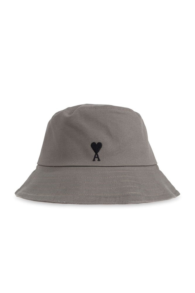 AMI Paris Logo Embroidered Bucket Hat