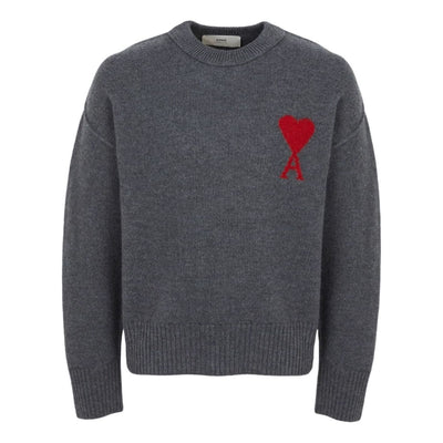 AMI Knitwear T-Shirt 'Gray'