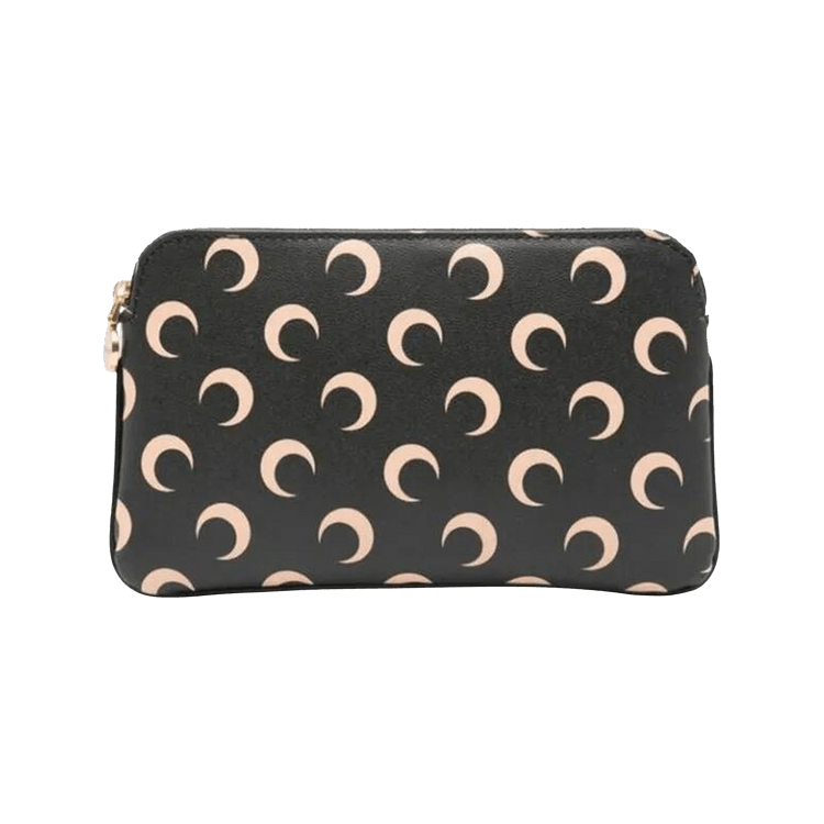 Marine Serre Moon Canvas Pouch 'Inverse Tan'