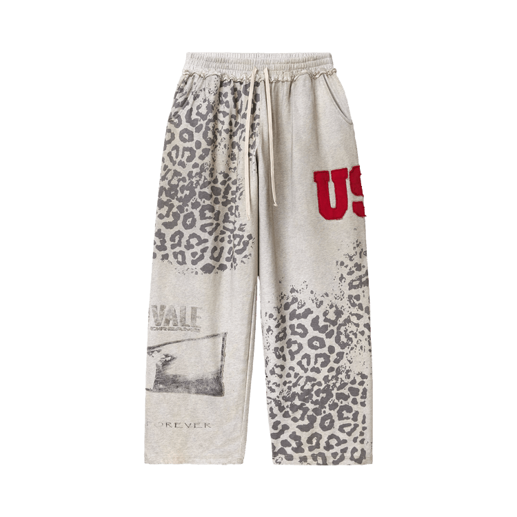 Vale Forever Cheetah Sweats 'Grey'