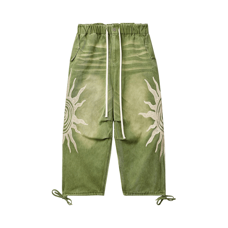Vale Forever Forest Sun Pants 'Distressed Green'