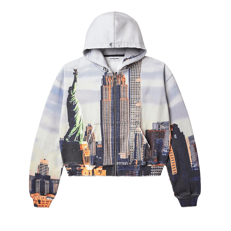 Vale Forever Skyline Zip Up Hoodie 'Nyskyline'