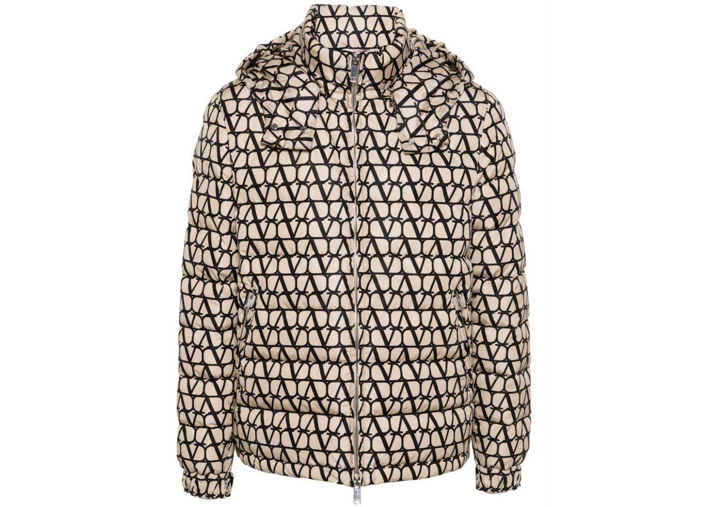 Valentino Toile Iconographe Down Jacket Beige/Black