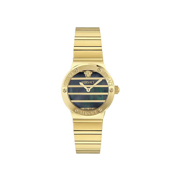 Versace Greca Logo Pearl Bracelet Watch 'Gold'