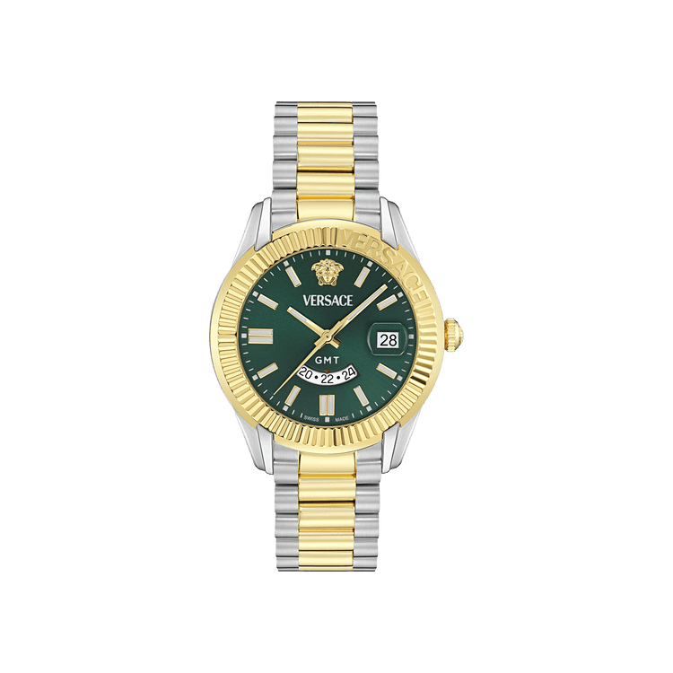 Versace Apodis GMT Watch 'Two Tone'