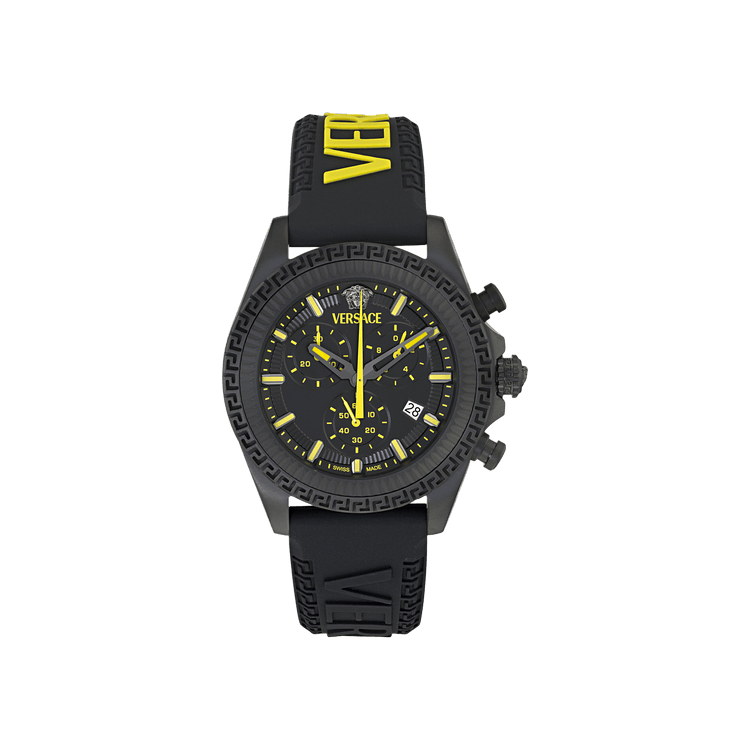 Versace Fornax Chronograph Watch 'Black'