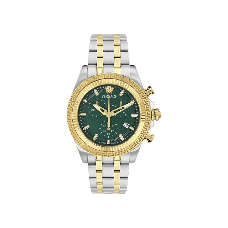 Versace Fornax Chronograph Watch 'Two Tone'