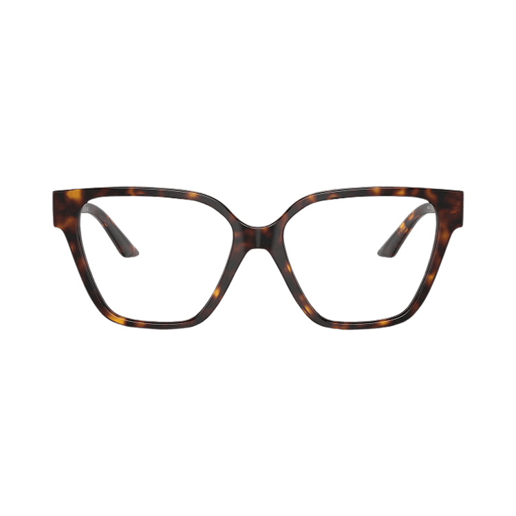 Versace Geometric Glasses 'Havana'