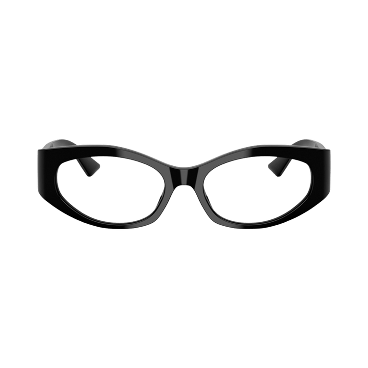Versace Oval Glasses 'Black'