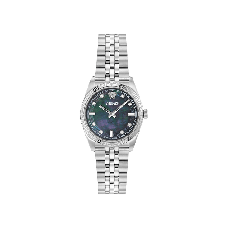 Versace Millenyium Diamond Watch 'Stainless Steel'