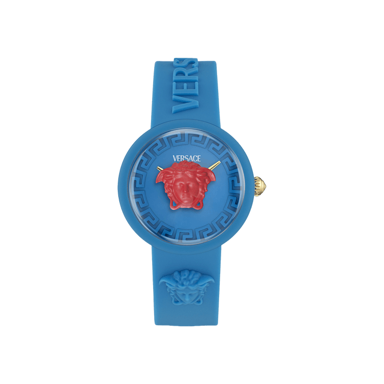 Versace Medusa Pop Kids Silicone Watch 'Blue'