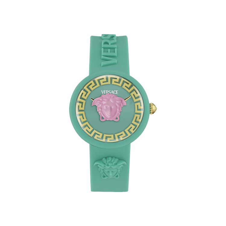Versace Medusa Pop Kids Silicone Watch 'Teal'