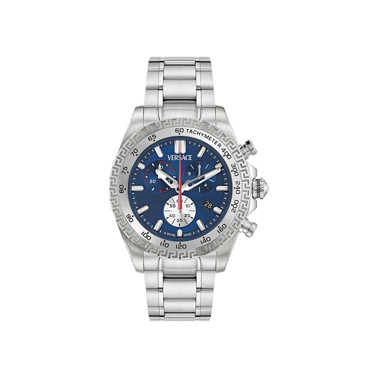 Versace Chrono X Bracelet Watch 'Stainless Steel'