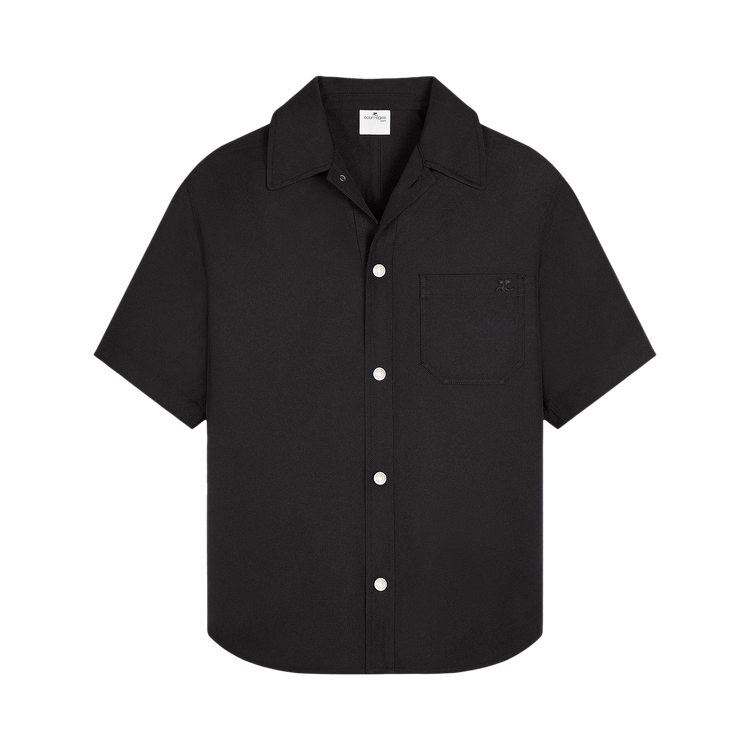 Courrèges Skate Retro Twill Shirt 'Black'