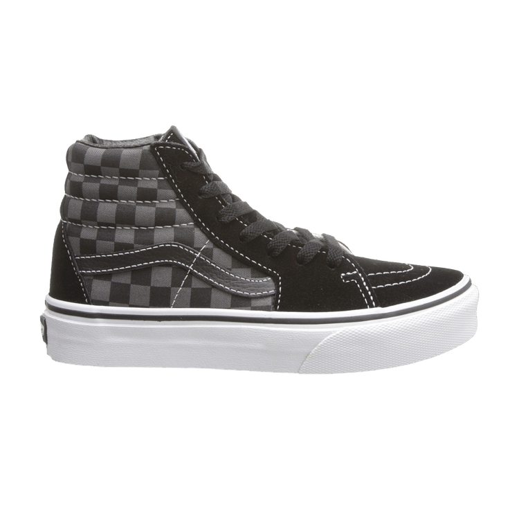 Vans Sk8-Hi Kids 'Checkerboard - Black Pewter'