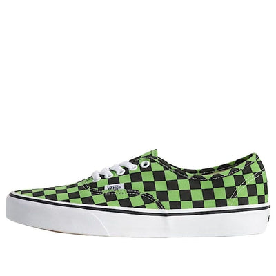 Vans Authentic Checkerboard 'Green Black'