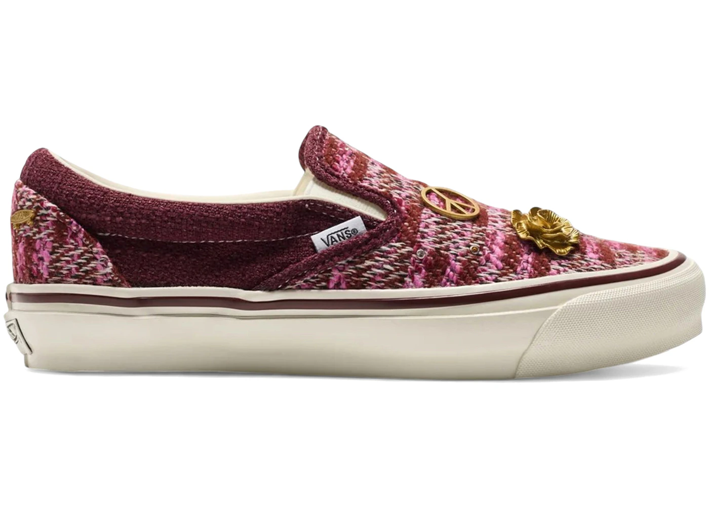 Vans Premium Classic Slip-On Cardigan Brown Pink